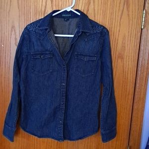 Lauren Jean Co denim shirt large